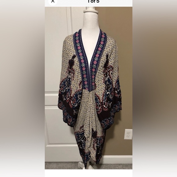 Flying Tomato Tops - Flying Tomato Multicolor Bohemian Blouse